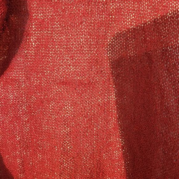 Eileen Fisher Open-Drape Cardigan Pleated Ruffle MP Medium Petite - Picture 7 of 7